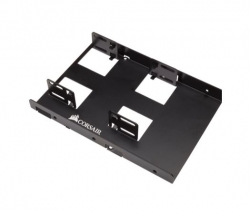 Corsair Dual Corsair 2.5' to 3.5' HDD SSD Mounting Bracket Adapter Rack Dock Tray Hard Drive Bay for Desktop Computer PC Case CSSD-BRKT2
