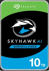 Seagate 10TB 3.5' SkyHawk Surveillance AI, 512E SATA3 6Gb/s 256MB Cache 24x7 HDD ST10000VE001 5 Years Warranty