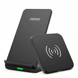 CHOETECH (T524S+T511S) Qi 10W/7.5W Fast Wireless Charging Stand and Pad ELECHOMIX00087