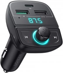 UGREEN 80910 Car Bluetooth 5.0 FM Transmitter ACBUGN80910