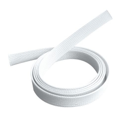 Brateck Braided Cable Sock (20mm/0.79' Width) Material Polyester Dimensions1000x20mm -- White CS-20-W