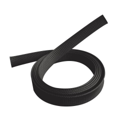 Brateck Braided Cable Sock (30mm/1.2' Width) Material Polyester Dimensions1000x30mm -- Black CS-30-B