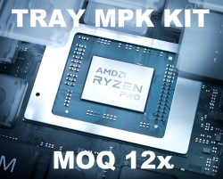 AMD Ryzen 5 5600G AM4 CPU, 4.4GHz, 19MB, 65W TRAY CPU+FAN MPK KIT (AMDCPU) (RYZEN5000)(TRAY-P) (Clamshell Needed If Not Installed On MBs) (100-100000252MPK)
