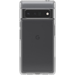 OtterBox Google Pixel 6 Pro Symmetry Series Clear Antimicrobial Case - Clear (77-84084), Durable protection, Raised edges protect screen and camera
