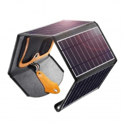 CHOETECH SC005 22W Portable Waterproof Foldable Solar Panel Charger (Dual USB Ports) ELECHOSC005