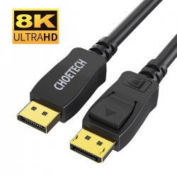 CHOETECH XDD01 DP to DP Cable 2M 8K 60Hz ELECHOXDD01