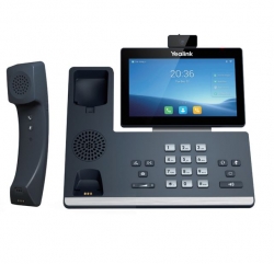 Yealink T58WP-C 16 Line IP HD Android Phone with HD Camera, BT Handset, touch screen, HD voice, Dual Gig Ports, Built-in Bluetooth& Wifi, USB 2.0, SIP-T58WP-C