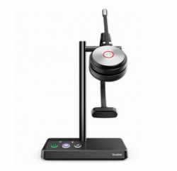 Yealink WH62 Mono UC TEAMS DECT Wirelss Headset, Busylight On Headset, Leather Ear Cushions, Multi-devices connection, Breathable wearing, TEAMS-WH62-M