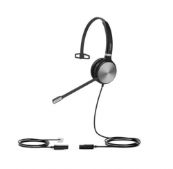 Yealink YHS36 Mono Wideband Headset for IP phone, Monaural Ear, RJ9 Headset Jack, Noise-canceling Microphone, Hearing Protection, Leather Ear Cushions, YHS36-M