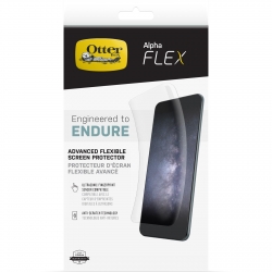 OtterBox Samsung Galaxy S22+ Alpha Flex Antimicrobial - Screen Protector (77-86832), Ultra-strong, glass-like material doesn t crack, shatter or chip