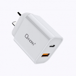 Oxhorn USB Type-C and Type-A 3.0 Quick Charge 20W Charger, NB-PD20