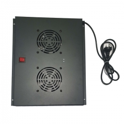 4Cabling Replacement 2 Way Roof Mount Fan Unit suitable for 600 Deep Standard Rack Range 002.004.0025