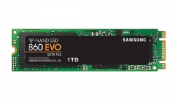 Samsung 860 EVO 1TB, V-NAND, M.2 (2280), SATA III 6GB/s, R/W(Max) 550MB/s/520MB/s, 98K/90K IOPS, 600TBW, 5 Years Warranty (LS) MZ-N6E1T0BW