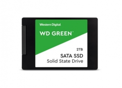 Western Digital WD Green 2TB 2.5' SSD SATA 545R/430W MB/s 80TBW 3D NAND 7mm 3 Years Warranty WDS200T2G0A-P