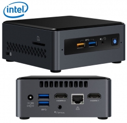 Intel NUC J4005 2.7GHz 2xDDR4 SODIMM 2.5' HDD 2xHDMI 2xDisplays GbE LAN WiFi BT 4xUSB3.0 2xUSB2.0 for Digital Signage POS no AC cord BOXNUC7CJYHN4