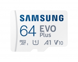 SamSung 64GB MB-MC64KA EVO Plus microSD Card 130MB/s with Adapter FFCSAM64GTFMCKA