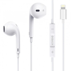 KIVEE MT30 Half in Ear Hi-Fi Stereo Earphone 1.2M White ELEKIVMT30