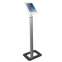 Brateck Anti-theft Tablet Kiosk Floor Stand with Aluminum Base Fit Screen Size 9.7”-10.1”