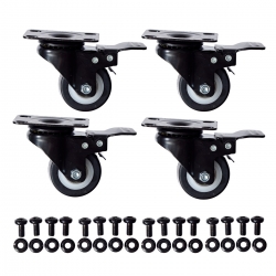 Castor Wheel - Set of 4 | Suitable for Wall Mount Server Racks 002.004.0016