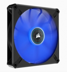 Corsair ML ELITE Series, ML140 LED ELITE, 140mm Magnetic Levitation Blue LED Fan with AirGuide, Single Pack