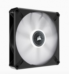 Corsair ML ELITE Series, ML140 LED ELITE, 140mm Magnetic Levitation White LED Fan with AirGuide, Single Pack