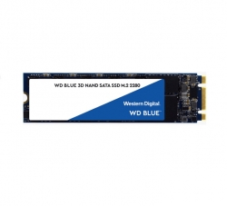 Western Digital WD Blue 500GB M.2 SATA SSD 560R/530W MB/s 95K/84K IOPS 200TBW 1.75M hrs MTTF 3D NAND 7mm 5yrs Wty ~WDS500G2B0B