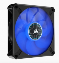 Corsair ML ELITE Series, ML120 LED ELITE, 120mm Magnetic Levitation Blue LED Fan with AirGuide, Single Pack