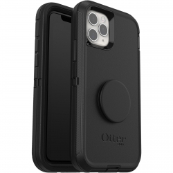 OtterBox Apple iPhone 11 Pro Otter + Pop Defender Series Case - Black (77-62575), Durable Protection, Works with Qi Wireless Charging