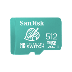 SanDisk 512GB Nintendo-Licensed microSD Card for Nintendo Switch SDSQXAO-512G-GN3ZN