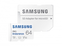 SAMSUNG 64GB PRO Endurance microSDXC with Adapter MB-MJ64KA