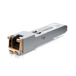 Ubiquiti SFP to RJ45 Transceiver Module, 1000Base-T Copper SFP Transceiver, 1Gbps Throughput Rate, Supports Up to 100m UACC-CM-RJ45-1G