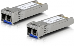 Ubiquiti UFiber SFP+ Single-Mode Fiber Module, 10 Gbps, 10km Distance, 2-pack UACC-OM-SM-10G-D-2