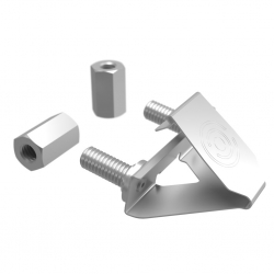 Patchbox /dev/mount 50-Pack, Simplify Device Mounting, Compatible with 19" Rails w/ Square Punched Holes. dvmnt50