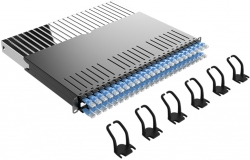 Patchbox 365 Cable Management System, 0.8m Cables 8RU, Reduce install times by HOURS, 24 Blue Springloaded Patchcords Pre-Installed, 96 ID Label P36STPXC6AX24B