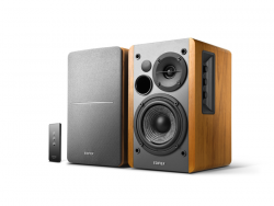 Edifier R1280T - 2.0 Bluetooth Lifestyle Bookshelf Speakers Brown - 3.5mm AUX/Dual RCA, 42W, MDF Wooden Enclosure R1280T