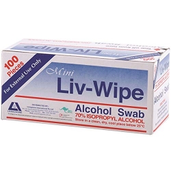 Isopropyl Wipes 100Units/Box 080.000.0003