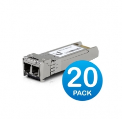 Ubiquiti UFiber SFP+ Multi-Mode Fiber Module, 10 Gbps, 300m Distance, 20-Pack UACC-OM-MM-10G-D-20