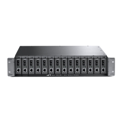 TP-Link TL-FC1420 14-Slot Rackmount Chassis for Media Converters, optional redundant power supply, Hot Swappable, Compatible with TL-FCXXX 1.0 TL-FC1420
