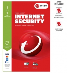 Trend Micro Internet Security (1 Device) 1Yr Retail Mini Box Auto Renew TICIWWMFXSCWEW