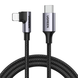 UGREEN 60763 90 Degree USB-C to Lightning Cable 1M