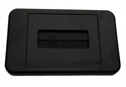 Brush Wall Plate - Black 016.000.1011