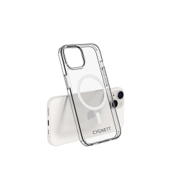 Cygnett AeroMag Apple iPhone 14 Clear Protective Case - Clear (CY4173CPAEG), Slim, crystal-clear design with UV resistance, Shock absorbent TPU frame CY4173CPAEG