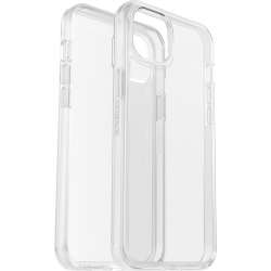 OtterBox Apple iPhone 14 Plus Symmetry Series Clear Antimicrobial Case - Clear (77-88581), 3X Military Standard Drop Protection, Slim design 77-88581