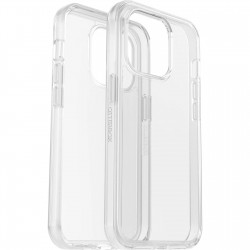 OtterBox Apple iPhone 14 Pro Symmetry Series Clear Antimicrobial Case - Clear (77-88620), 3X Military Standard Drop Protection, Slim design 77-88620