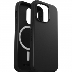 OtterBox Apple iPhone 14 Pro Symmetry Series+ Antimicrobial Case for MagSafe - Black (77-89038), 3X Military Standard Drop Protection 77-89038
