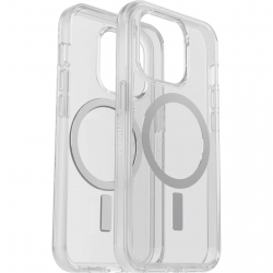 OtterBox Apple iPhone 14 Pro Symmetry Series+ Clear Antimicrobial Case for MagSafe - Clear (77-89225), 3X Military Standard Drop Protection 77-89225