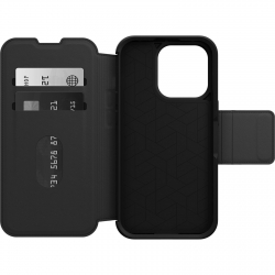 OtterBox Apple iPhone 14 Pro Strada Series Case - Shadow Black (77-88564), Military standard (MIL-STD-810G 516.6) 77-88564