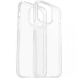 OtterBox Apple iPhone 14 Pro Max React Series Antimicrobial Case - Clear (77-88900), Raised Edges Protect Screen & Camera, Ultra-Slim 77-88900