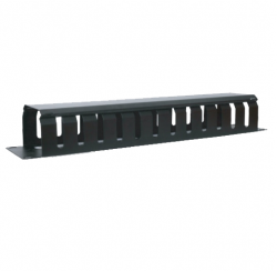 LDR 1U 19" Cable Management Rail 24 Slot Shallow (Plastic) - 1U WB-CA-05