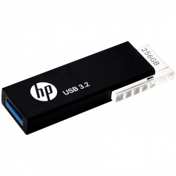 HP 718W 256GB USB 3.2 70MB/s Flash Drive Memory Stick Slide 0°C to 60°C 5V Capless Push-Pull Design External Storage for Windows 8 10 11 Mac HPFD718W-256